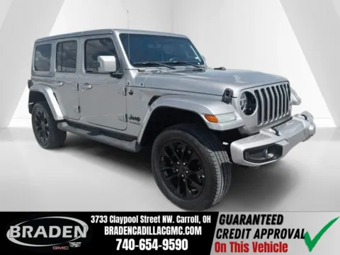 Silver 2020 Jeep Wrangler Unlimited Sahara High Altitude for sale in Carroll, OH