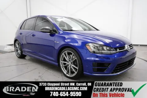 Blue 2017 Volkswagen Golf R DCC & Navigation 4Motion for sale in Carroll, OH