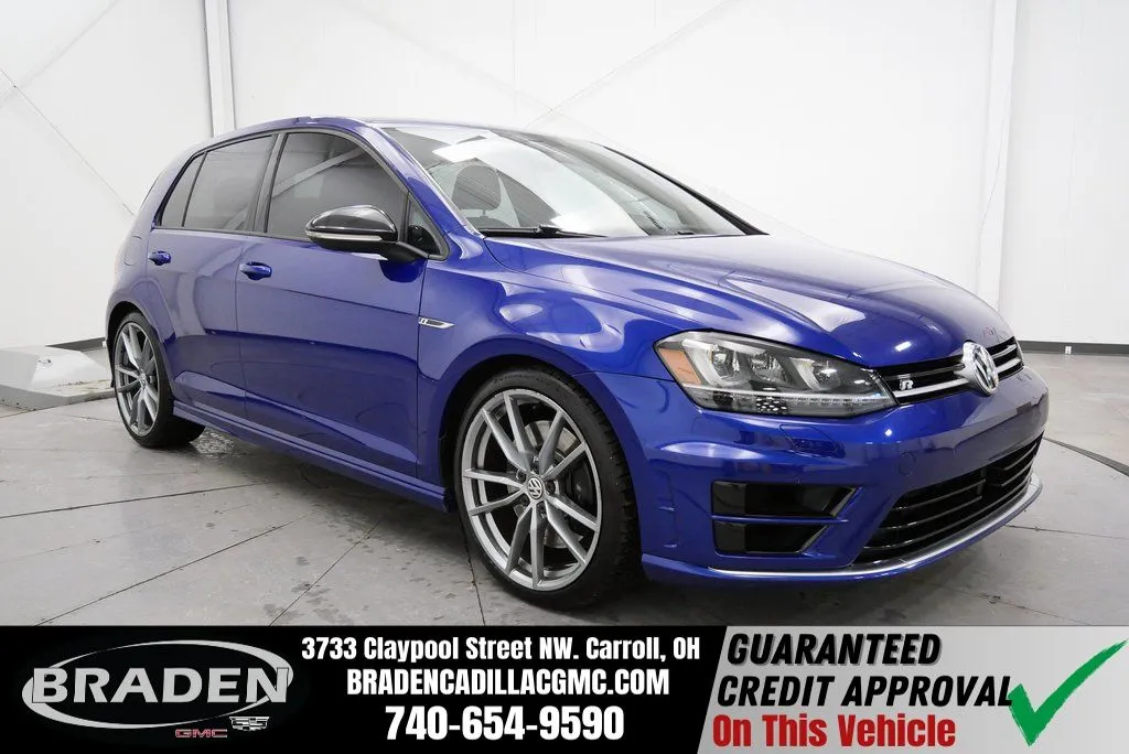 Blue 2017 Volkswagen Golf R DCC & Navigation 4Motion for sale in Carroll, OH