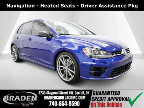 Blue 2017 Volkswagen Golf R DCC & Navigation 4Motion for sale in Carroll, OH