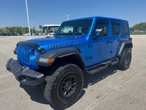 Another view of 2022 Jeep Wrangler Unlimited High Tide for sale in Carroll, OH at Braden Cadillac GMC
