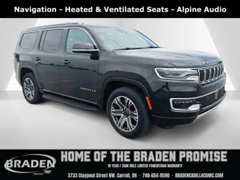 Black 2023 Jeep Wagoneer Series II for sale in Carroll, OH