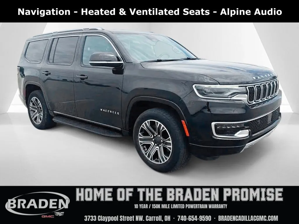 Black 2023 Jeep Wagoneer Series II for sale in Carroll, OH