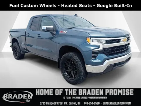 Blue 2024 Chevrolet Silverado 1500 LT for sale in Carroll, OH