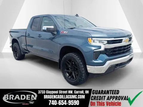 Blue 2024 Chevrolet Silverado 1500 LT for sale in Carroll, OH