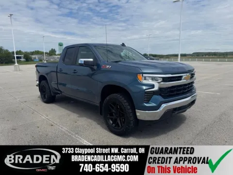 Blue 2024 Chevrolet Silverado 1500 LT for sale in Carroll, OH