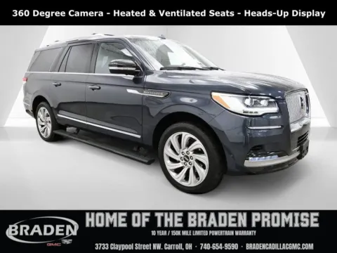 Blue 2024 Lincoln Navigator L Reserve for sale in Carroll, OH
