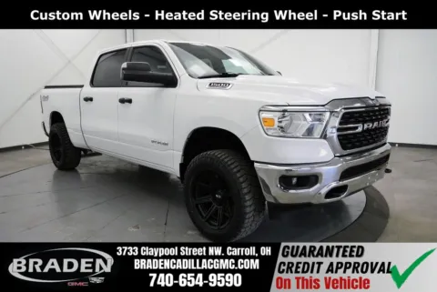 White 2024 Ram 1500 Big Horn/Lone Star for sale in Carroll, OH