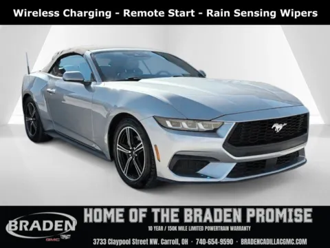 Silver 2024 Ford Mustang EcoBoost Premium for sale in Carroll, OH