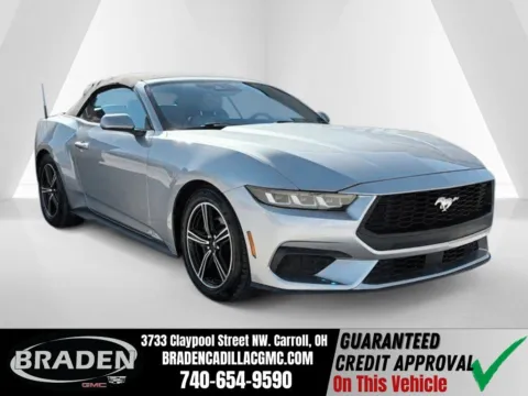 Silver 2024 Ford Mustang EcoBoost Premium for sale in Carroll, OH