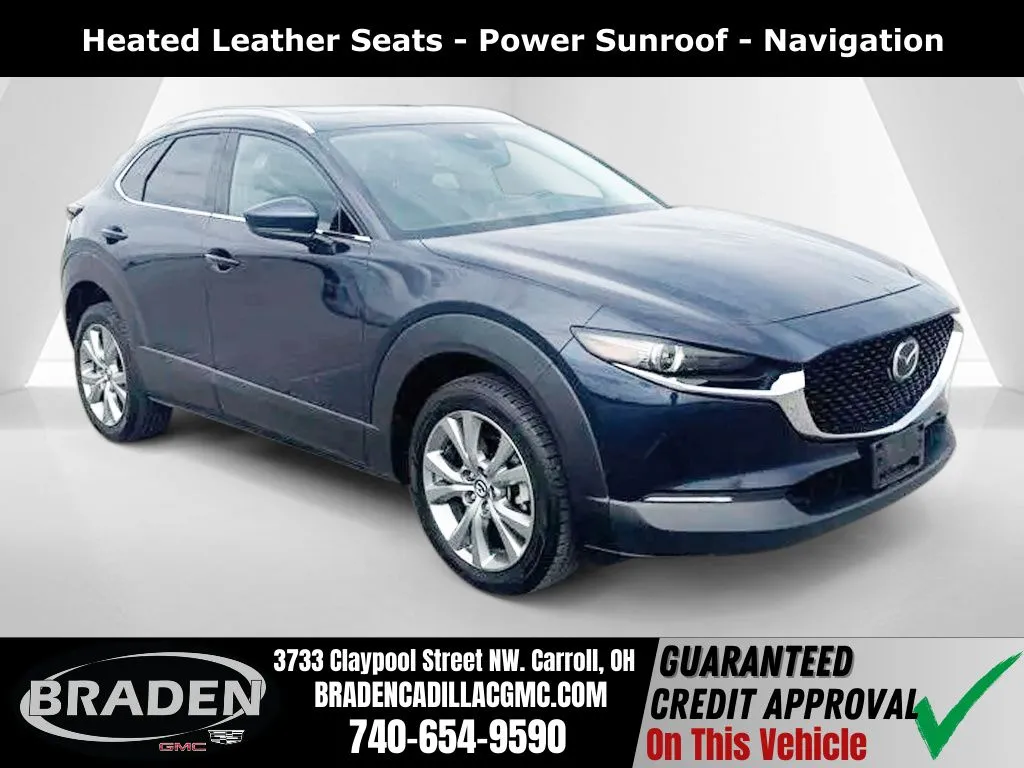Blue 2023 Mazda CX-30 2.5 S Premium Package for sale in Carroll, OH