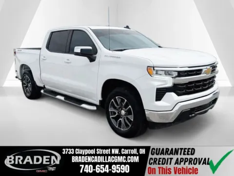 White 2022 Chevrolet Silverado 1500 LT for sale in Carroll, OH