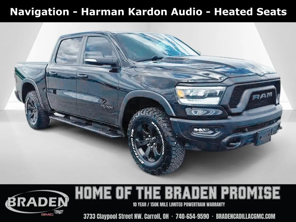 Black 2022 Ram 1500 Rebel for sale in Carroll, OH