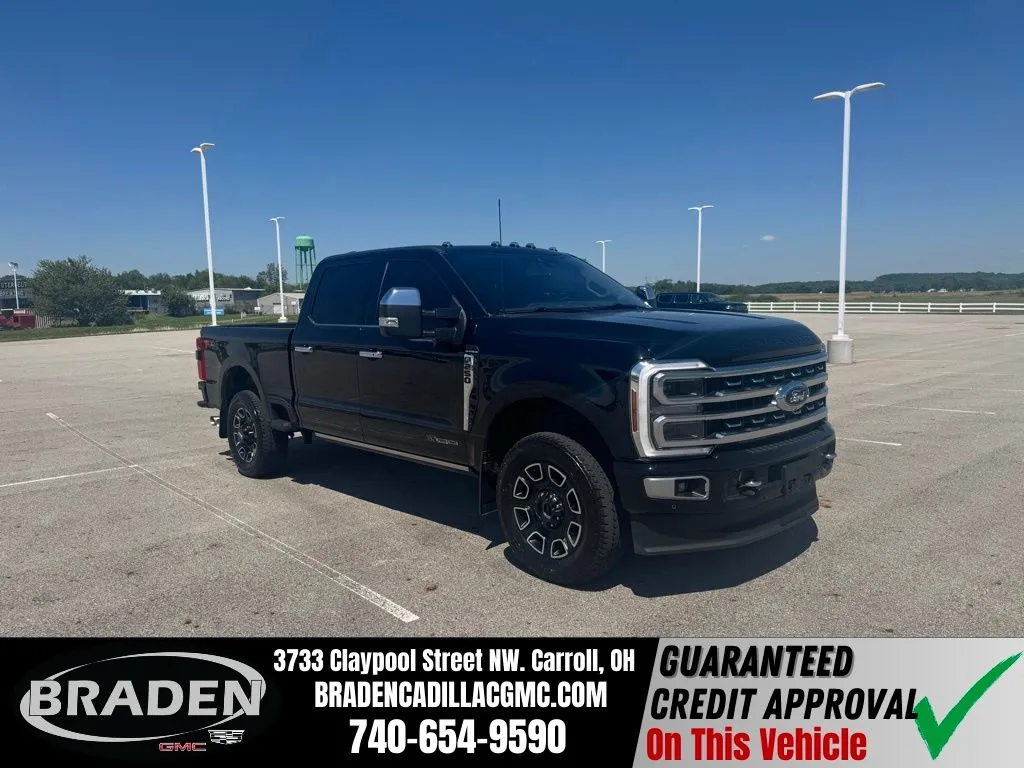 Black 2024 Ford F-250SD Platinum for sale in Carroll, OH