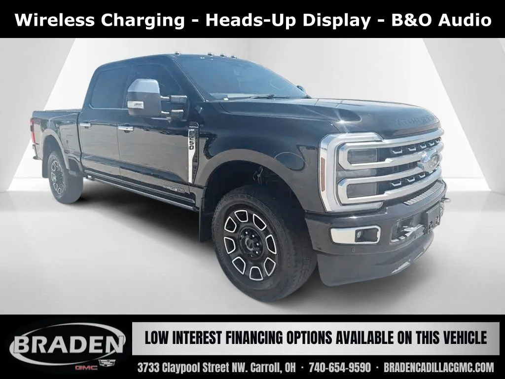 Black 2024 Ford F-250SD Platinum for sale in Carroll, OH