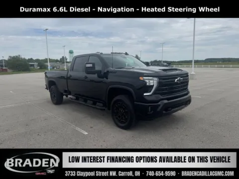 Black 2024 Chevrolet Silverado 2500HD LT for sale in Carroll, OH