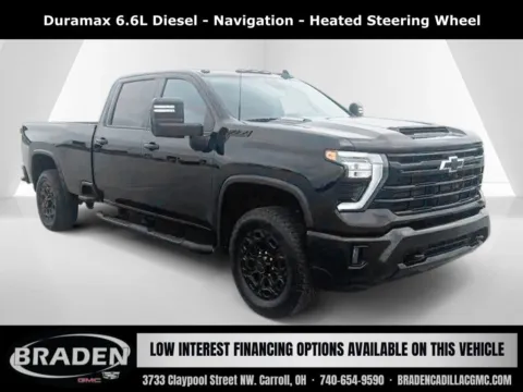 Black 2024 Chevrolet Silverado 2500HD LT for sale in Carroll, OH