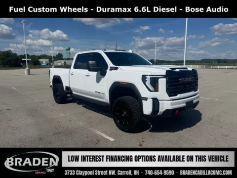 White 2024 GMC Sierra 2500HD AT4 for sale in Carroll, OH