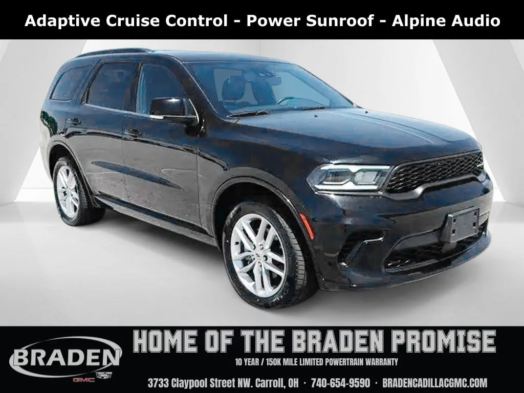 Black 2024 Dodge Durango GT Plus for sale in Carroll, OH