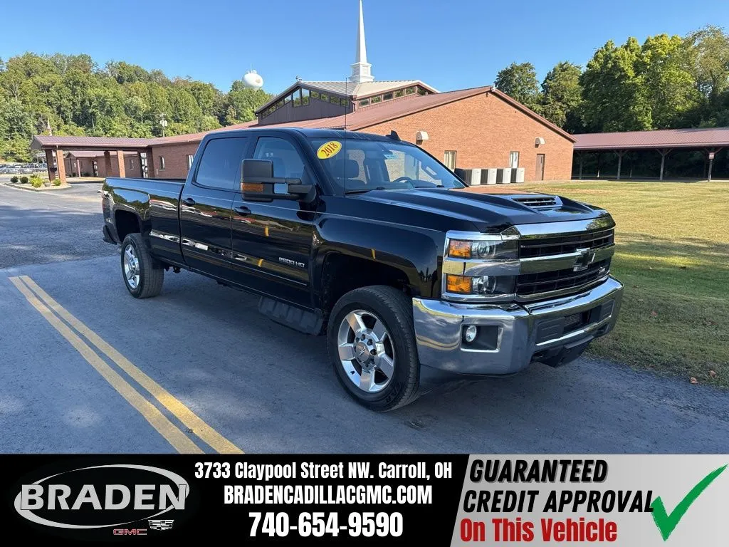 Black 2018 Chevrolet Silverado 2500HD LT for sale in Carroll, OH