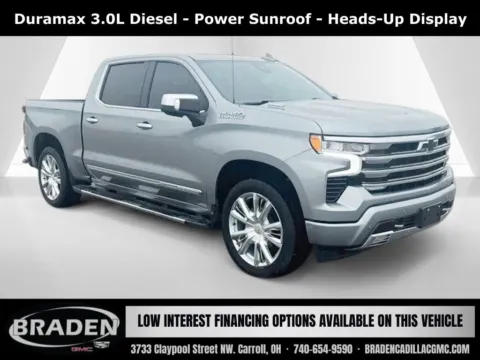 Gray 2025 Chevrolet Silverado 1500 High Country for sale in Carroll, OH