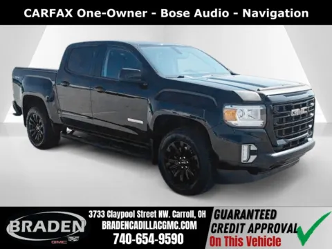 Black 2022 GMC Canyon Elevation for sale in Carroll, OH