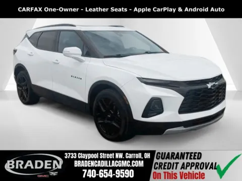 White 2022 Chevrolet Blazer LT for sale in Carroll, OH