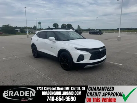 White 2022 Chevrolet Blazer LT for sale in Carroll, OH
