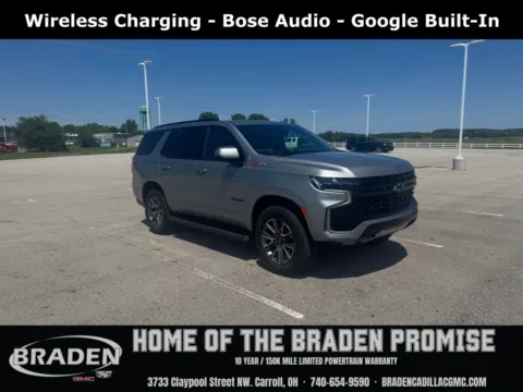 Gray 2024 Chevrolet Tahoe Z71 for sale in Carroll, OH