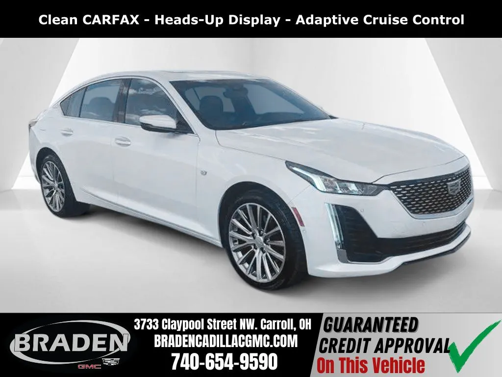 White 2023 Cadillac CT5 Luxury for sale in Carroll, OH