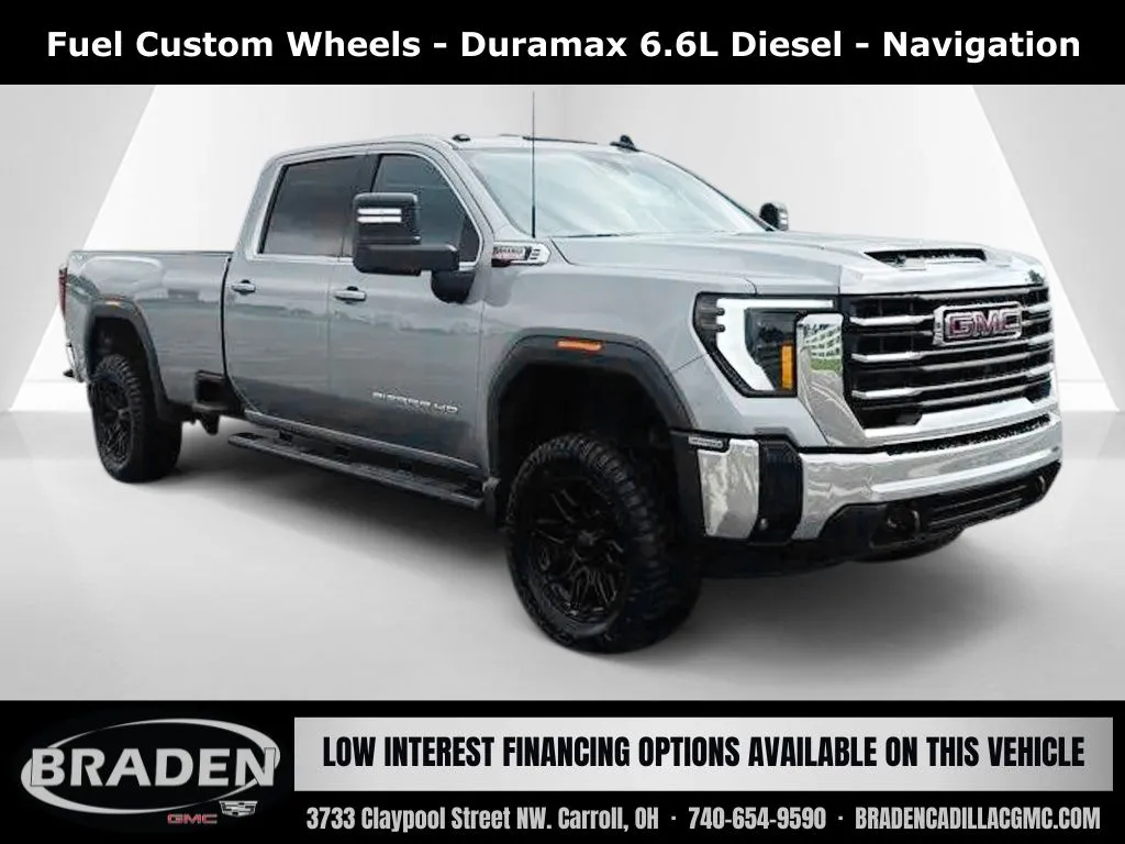 Gray 2024 GMC Sierra 3500HD SLE for sale in Carroll, OH
