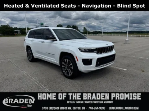 White 2024 Jeep Grand Cherokee L Overland for sale in Carroll, OH