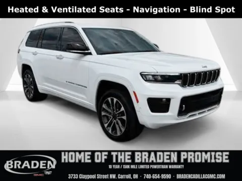 White 2024 Jeep Grand Cherokee L Overland for sale in Carroll, OH