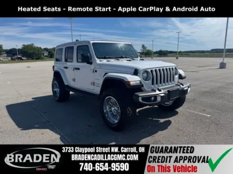 White 2022 Jeep Wrangler Unlimited Sahara for sale in Carroll, OH