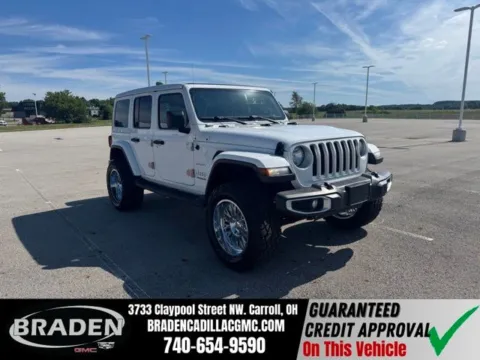 White 2022 Jeep Wrangler Unlimited Sahara for sale in Carroll, OH