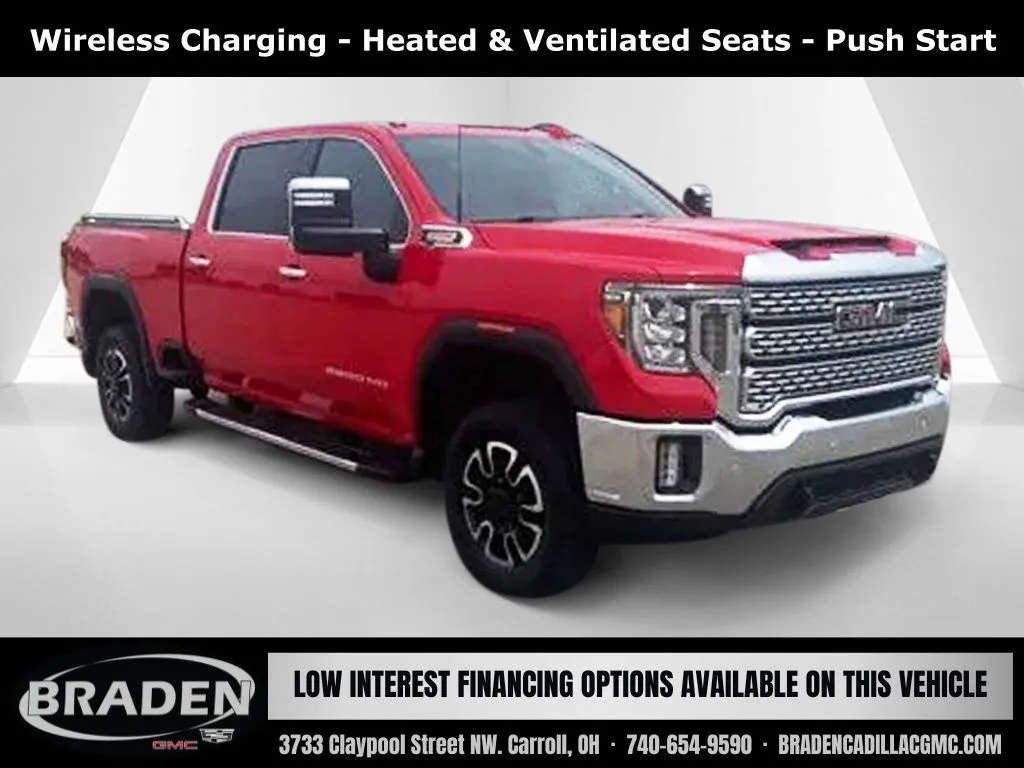Red 2020 GMC Sierra 2500HD SLT for sale in Carroll, OH