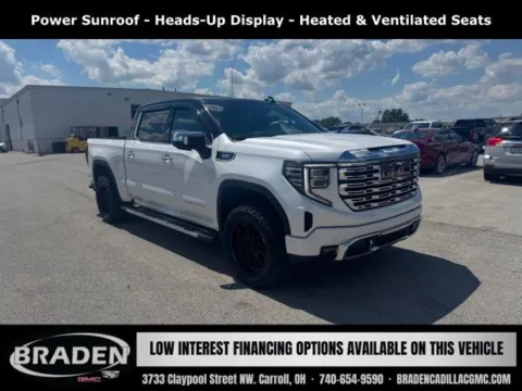 White 2024 GMC Sierra 1500 Denali for sale in Carroll, OH