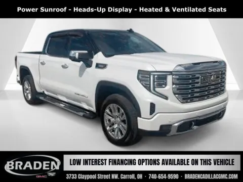 White 2024 GMC Sierra 1500 Denali for sale in Carroll, OH