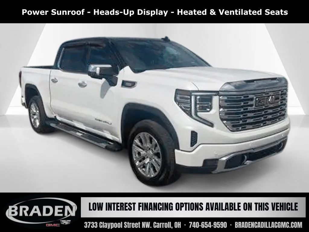 White 2024 GMC Sierra 1500 Denali for sale in Carroll, OH
