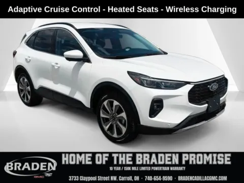 White 2024 Ford Escape Platinum for sale in Carroll, OH