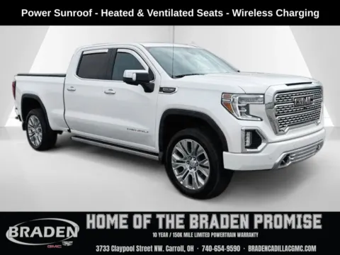 White 2022 GMC Sierra 1500 Limited Denali for sale in Carroll, OH