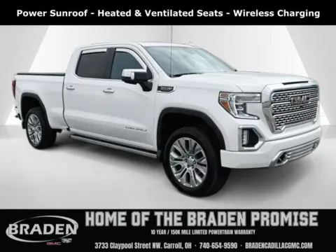 White 2022 GMC Sierra 1500 Limited Denali for sale in Carroll, OH