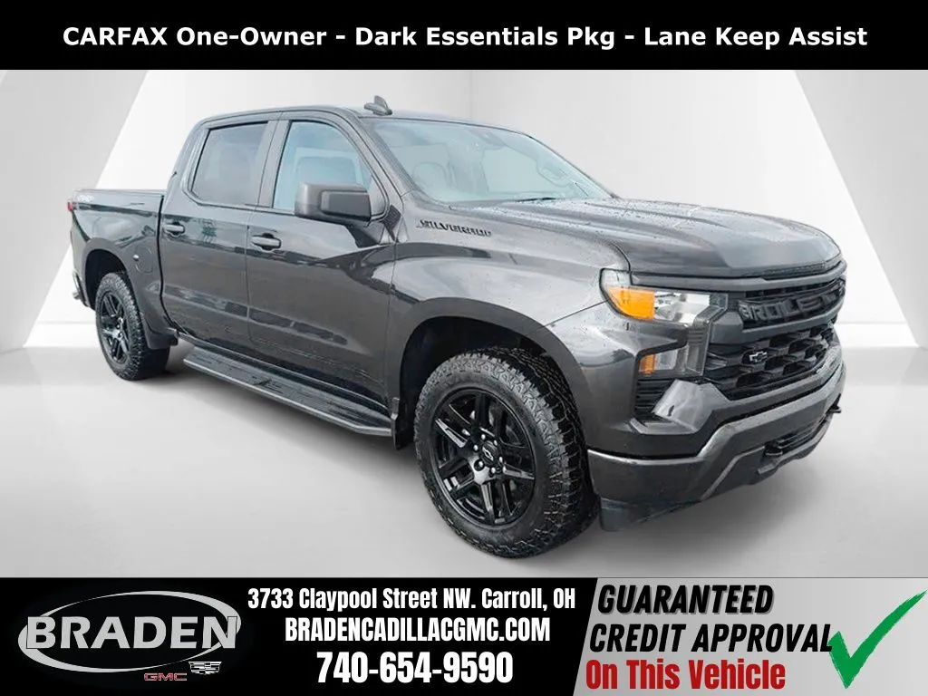 Gray 2023 Chevrolet Silverado 1500 Custom for sale in Carroll, OH