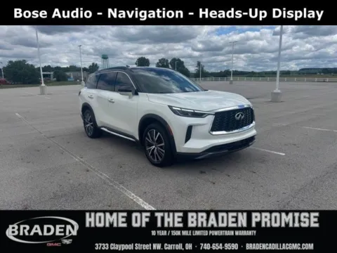 White 2023 INFINITI QX60 Autograph for sale in Carroll, OH