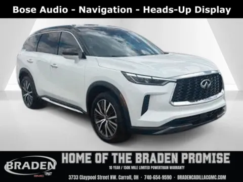 White 2023 INFINITI QX60 Autograph for sale in Carroll, OH