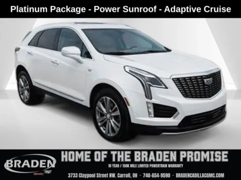 White 2024 Cadillac XT5 Premium Luxury for sale in Carroll, OH