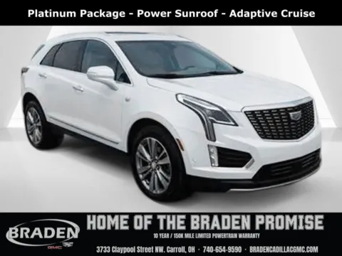 White 2024 Cadillac XT5 Premium Luxury for sale in Carroll, OH