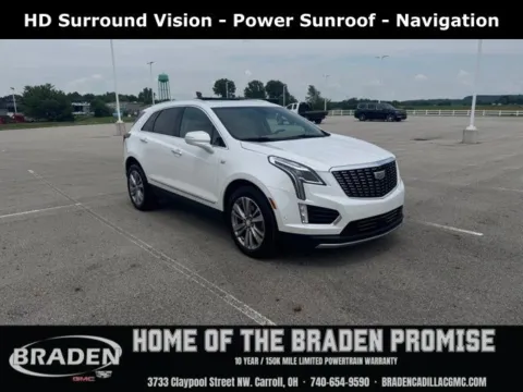 White 2024 Cadillac XT5 Premium Luxury for sale in Carroll, OH