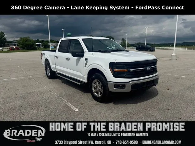 White 2024 Ford F-150 XLT for sale in Carroll, OH