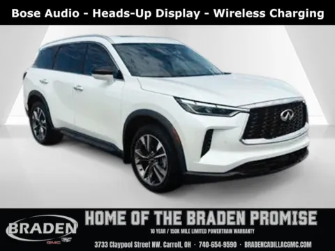 White 2023 INFINITI QX60 LUXE for sale in Carroll, OH